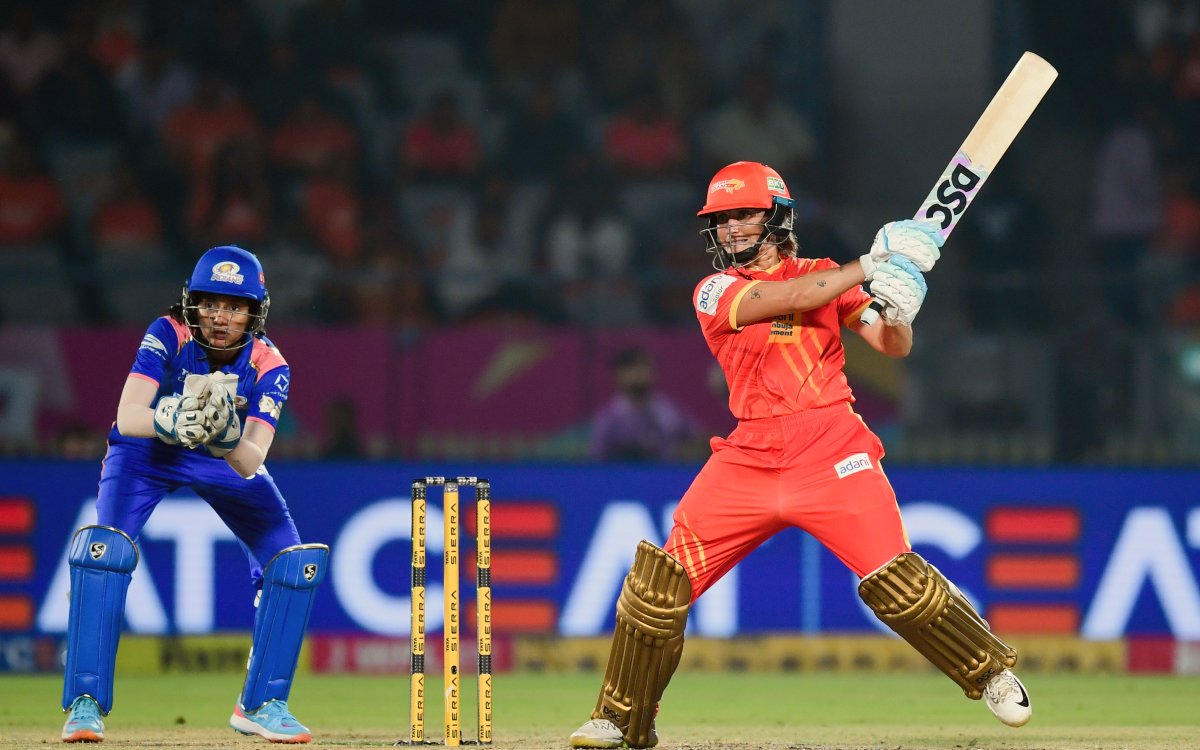 WPL 2026: Gardner’s 46, Wareham’s 44 not out takes GG to competitive 167/4