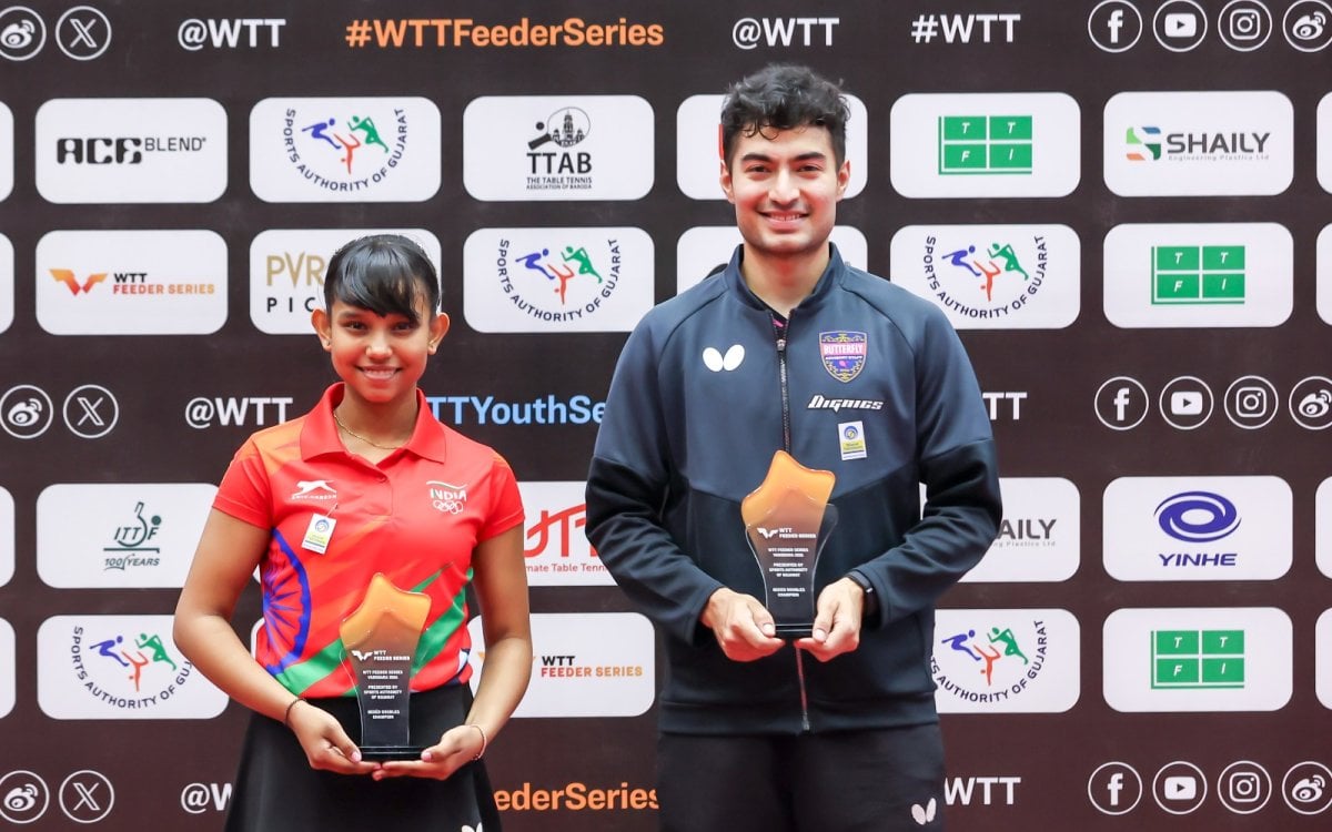 WTT Feeder Series: Payas Jain wins mixed doubles title with Syndrela Das, enters men’s singles final