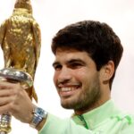 Alcaraz sinks Fils to lift Qatar Open trophy