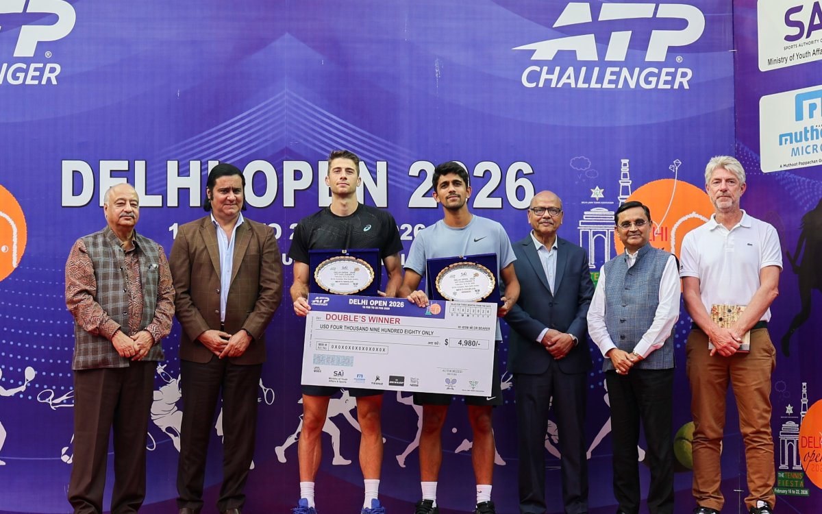 ATP Delhi Open: Top seeds Siddhant Banthia/Alexander Donski save a match point to win doubles title