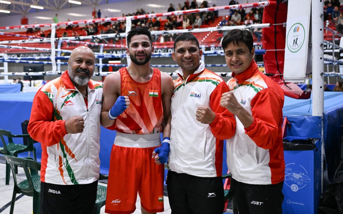 BOXAM Elite: 12 Indians enter finals as Sachin, Lovlina lead charge on penultimate day