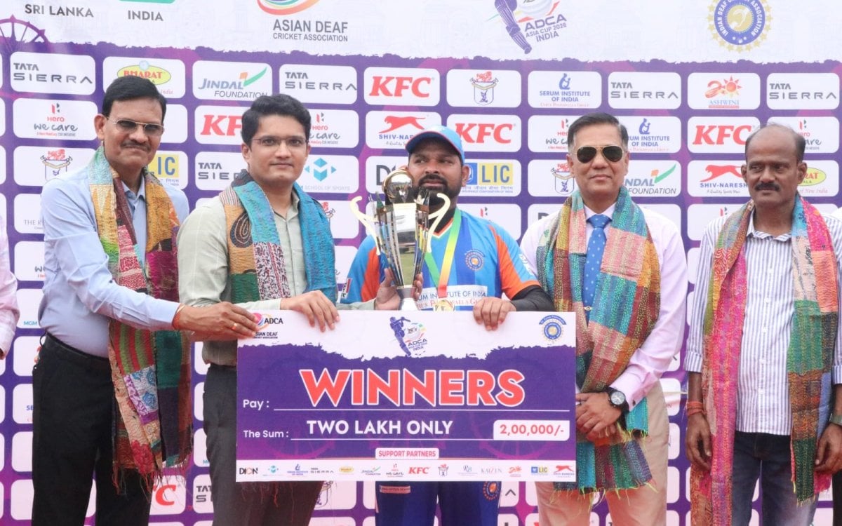 India deaf team wins inaugural ADCA T20I Asia Cup in Cuttack