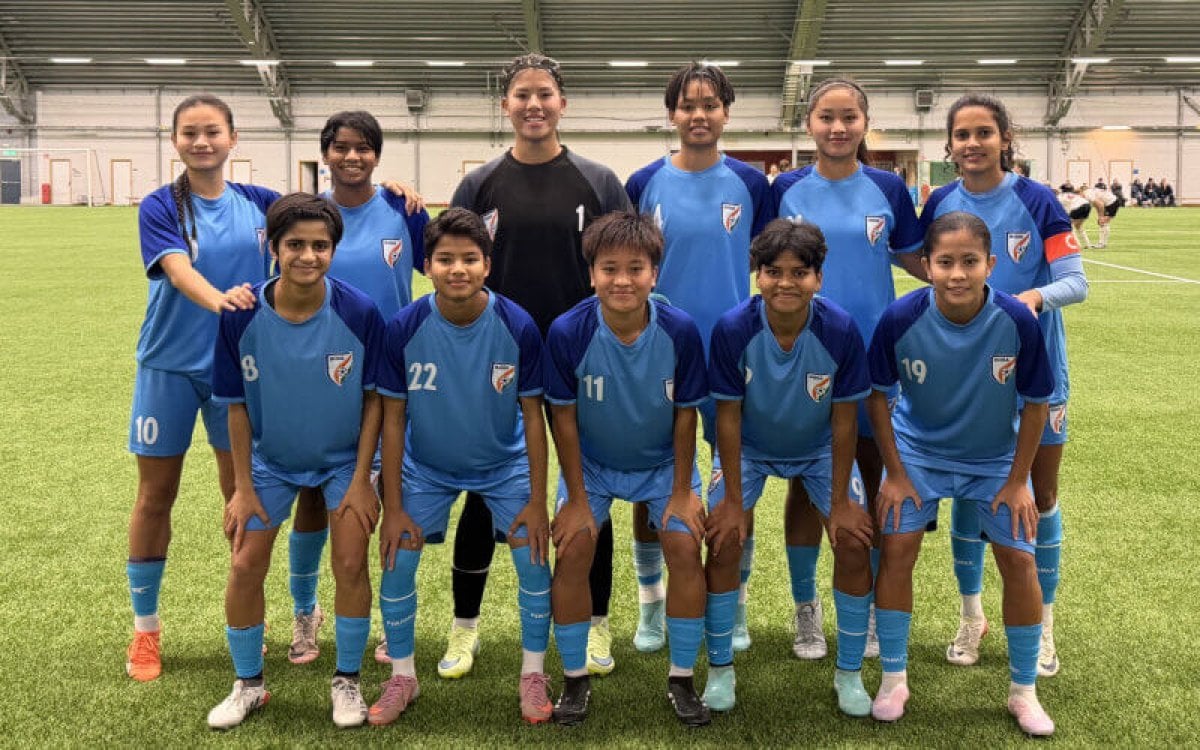 India U20 women football team play out 1-1 draw with Swedish club Enskede IK Dam