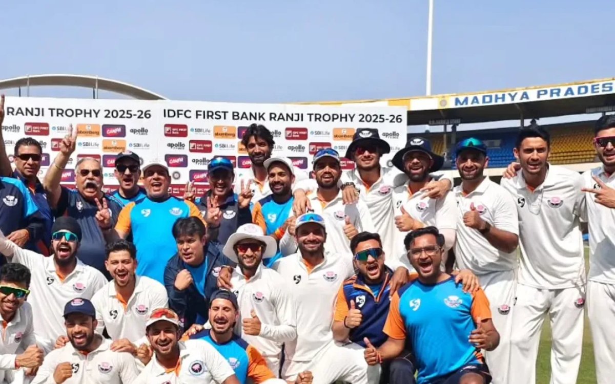 Jammu and Kashmir Beat Bengal To Reach Maiden Ranji Trophy Final