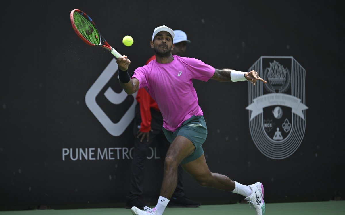 Maha Open ATP Challenger: Nagal powers through; Dhamne Impresses as Indian stars light up day