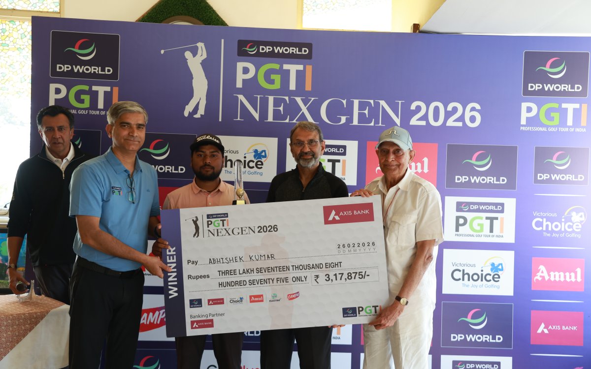 PGTI NexGen 2026: Abhishek Kumar produces record low of 64 for come-from-behind victory