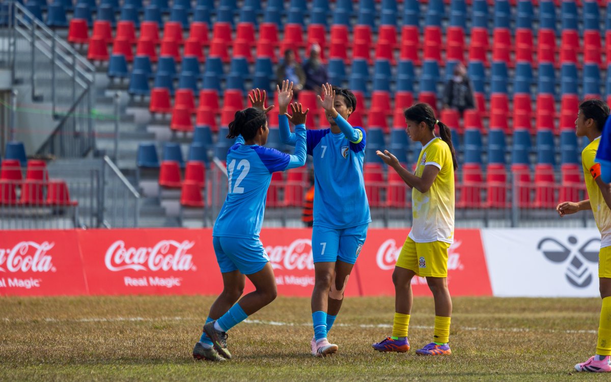SAFF U-19 Women’s Championship: India beat Bhutan 8-0 to set up final clash with Bangladesh