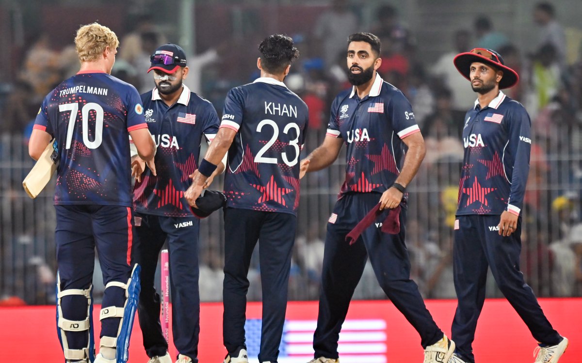 T20 WC: All the stats from USA'S 31-run win against Namibia