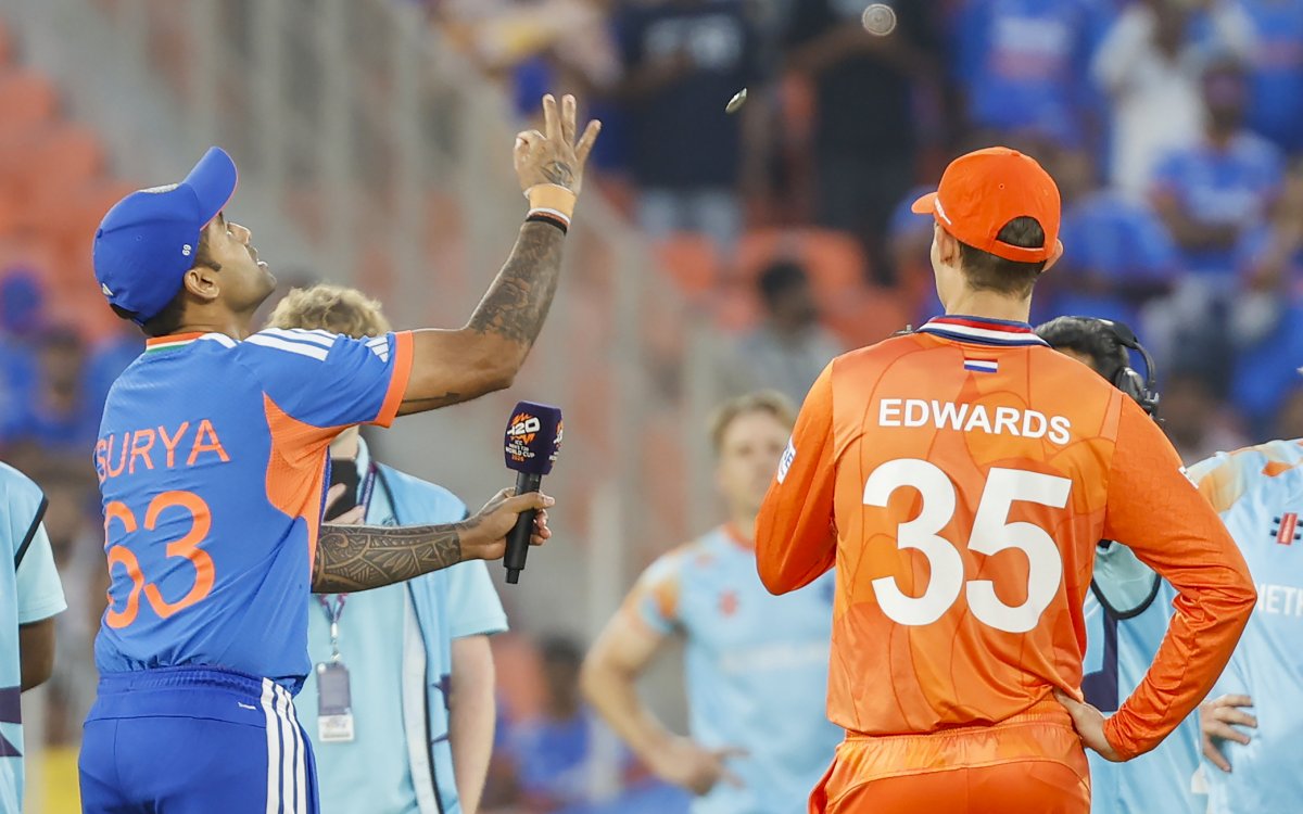 T20 WC: Arshdeep, Sundar come in as India elect to bat against Netherlands