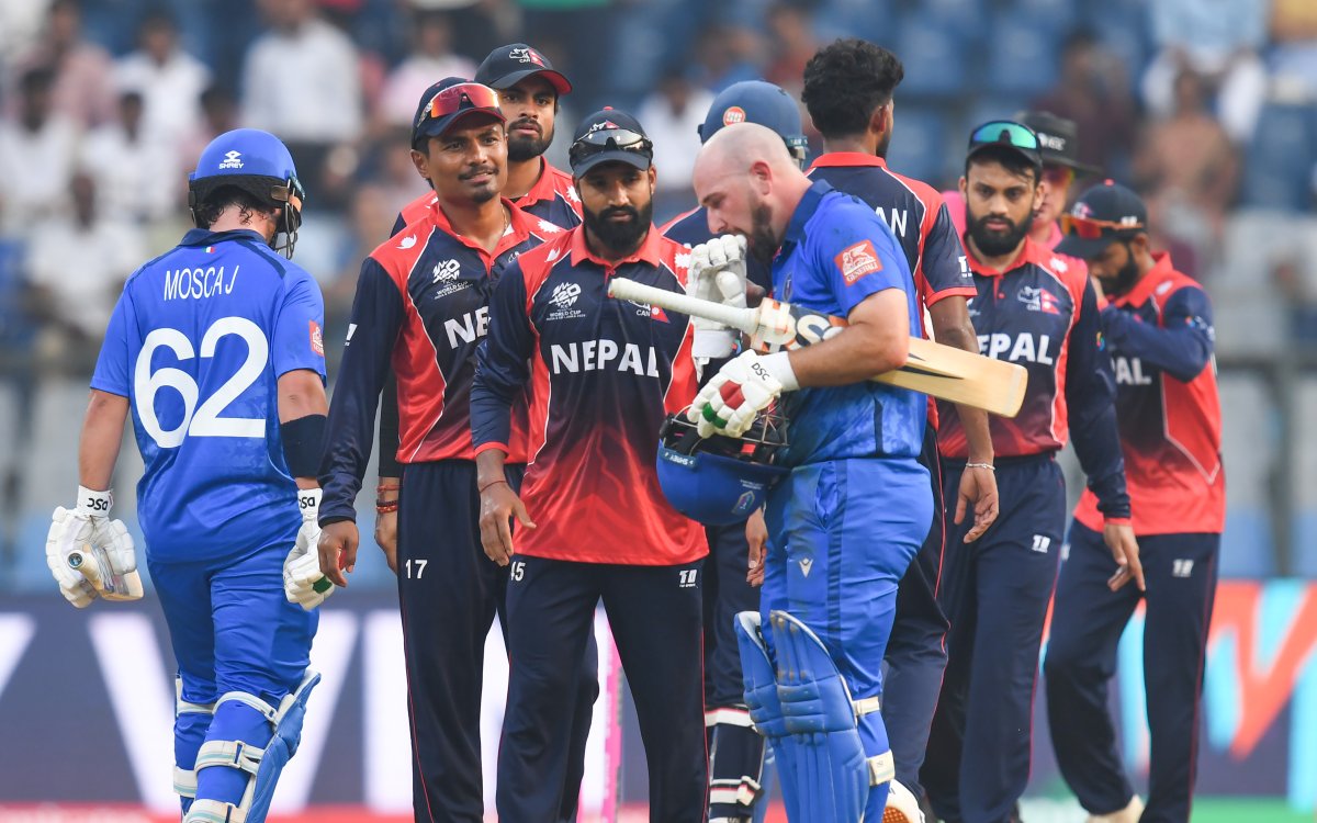 T20 WC: Justin, Anthony guide Italy to a ten-wicket thumping win over Nepal