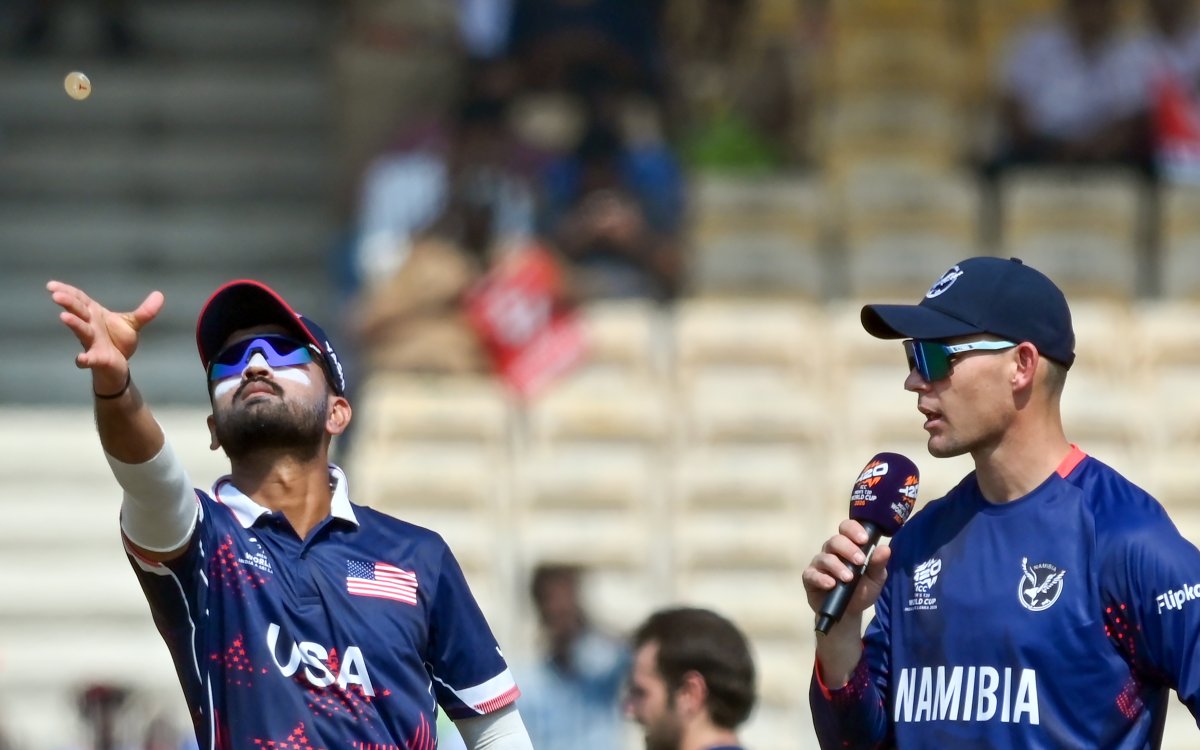 T20 WC: Netravalkar returns as USA opt to bat against Namibia