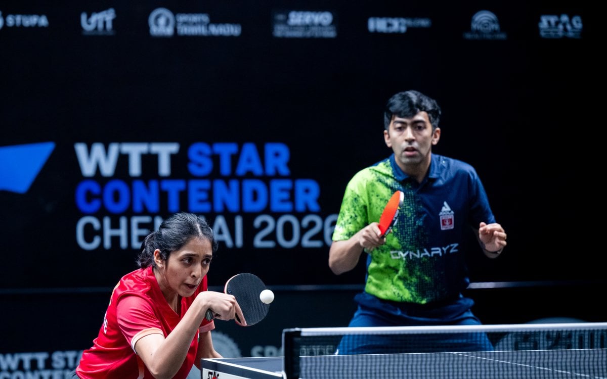 WTT Star Contender Chennai: Desai-Ghorpade reach mixed doubles final, Sathiyan in men’s singles quar