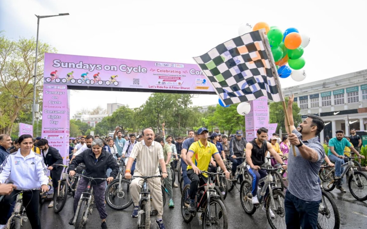 65th edition of Fit India Sundays on Cycle takes place in more than 5000 locations