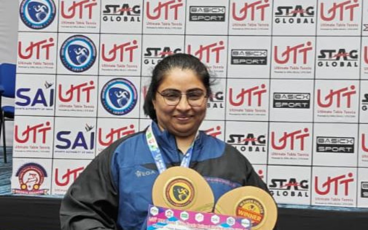Adani Sportsline’s athlete Nurjahan Jamani crowned UTT Para National Champion