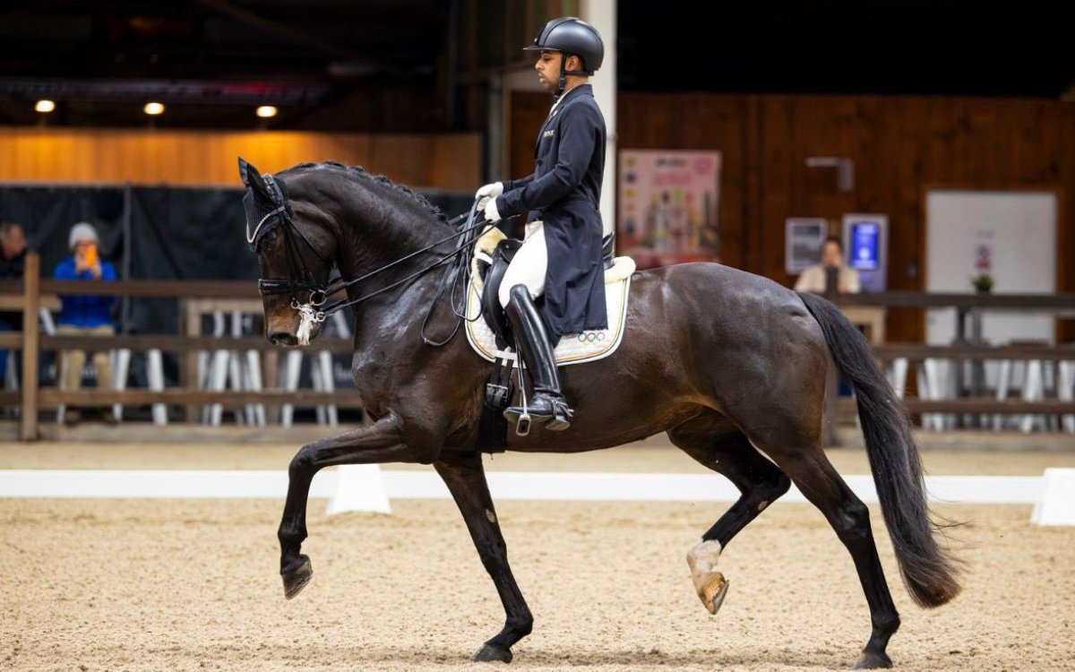 Anush Agarwalla makes impressive international debut at Belgium Dressage Events