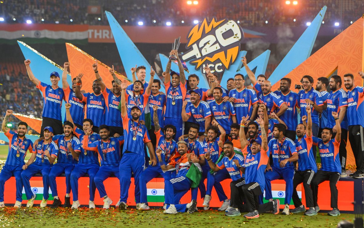 BCCI announces massive Rs 131 crore cash reward for T20 World Cup-winning Team India