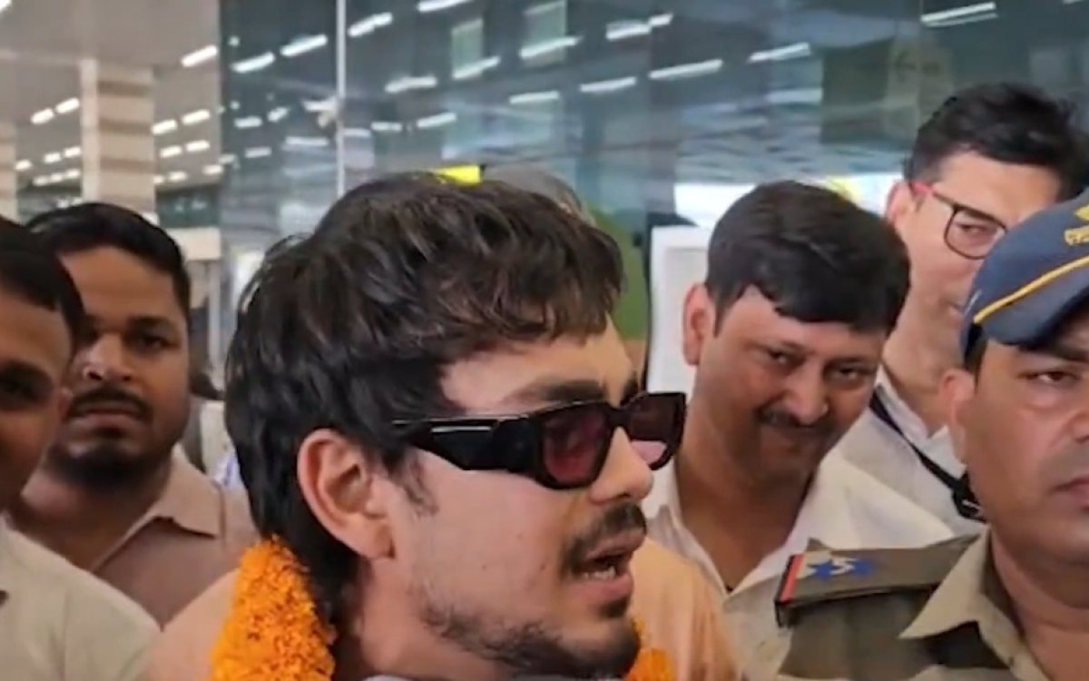 Bihar: Ishan Kishan receives grand welcome in Patna after T20 victory