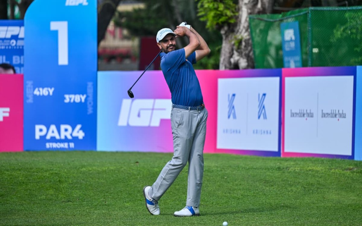 IGPL Chandigarh: Shat gets flying start with a 66, leads defending champ Bhullar by two