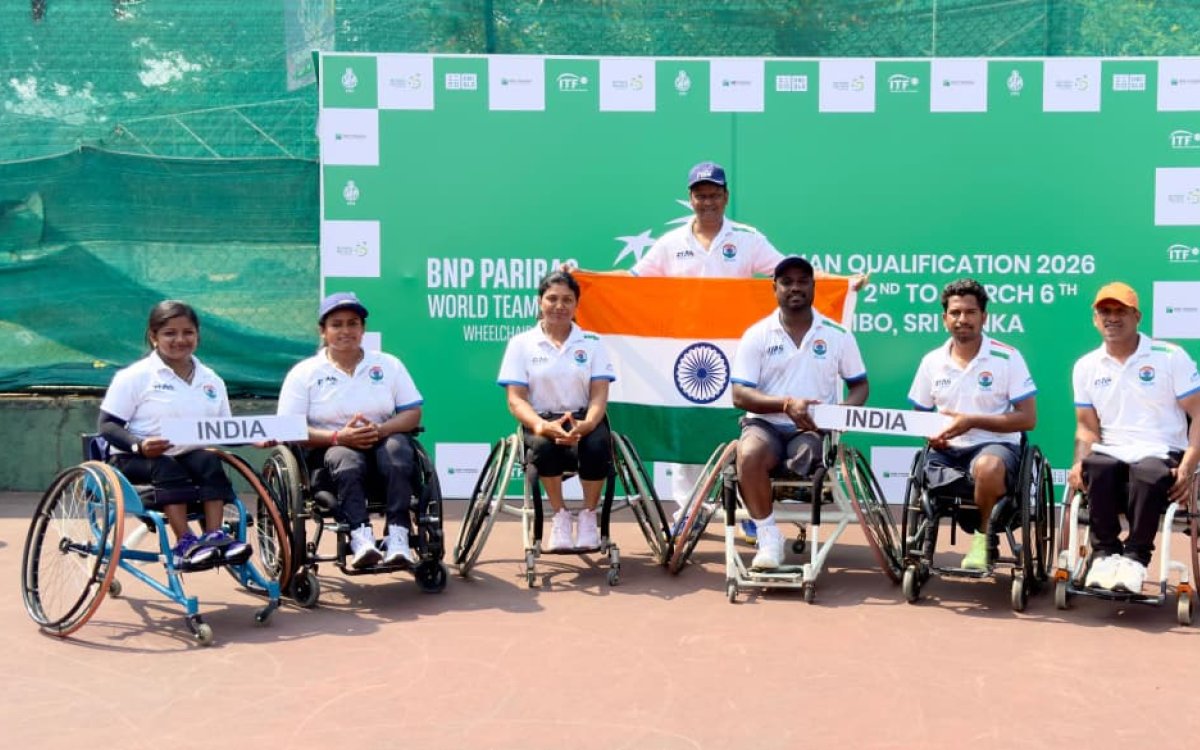 Indian men’s team secures bronze at Wheelchair World Team Cup Asia Qualifiers in Colombo