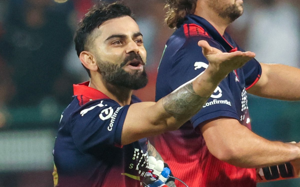 IPL 2026: Kohli blows flying kiss to wife Anushka after emphatic RCB victory