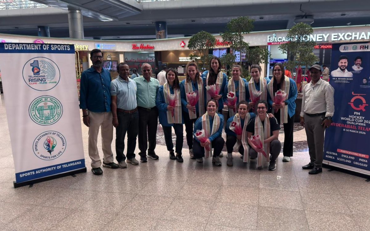 Italy women’s hockey team touches down in Hyderabad for FIH World Cup 2026 Qualifiers