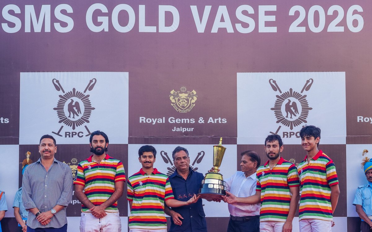 Jaipur Polo Team secures ninth title of the season with SMS Gold Vase win