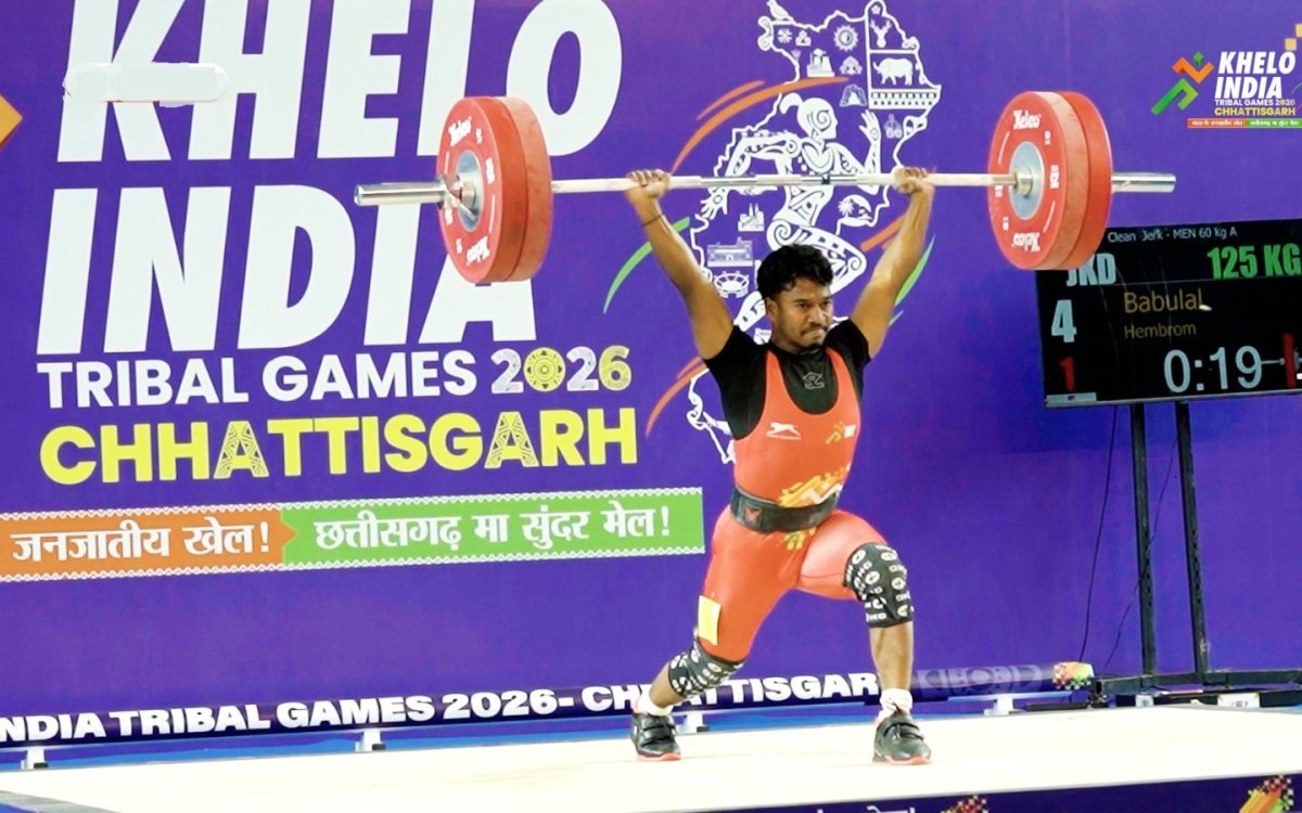 KITG 2026: Forged in hardship, Jharkhand’s Babulal Hembrom lifts his way to glory