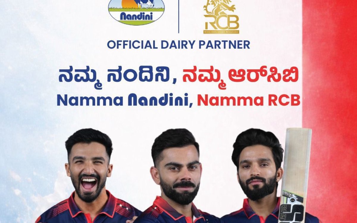 Nandini becomes RCB's official dairy partner for IPL 2026