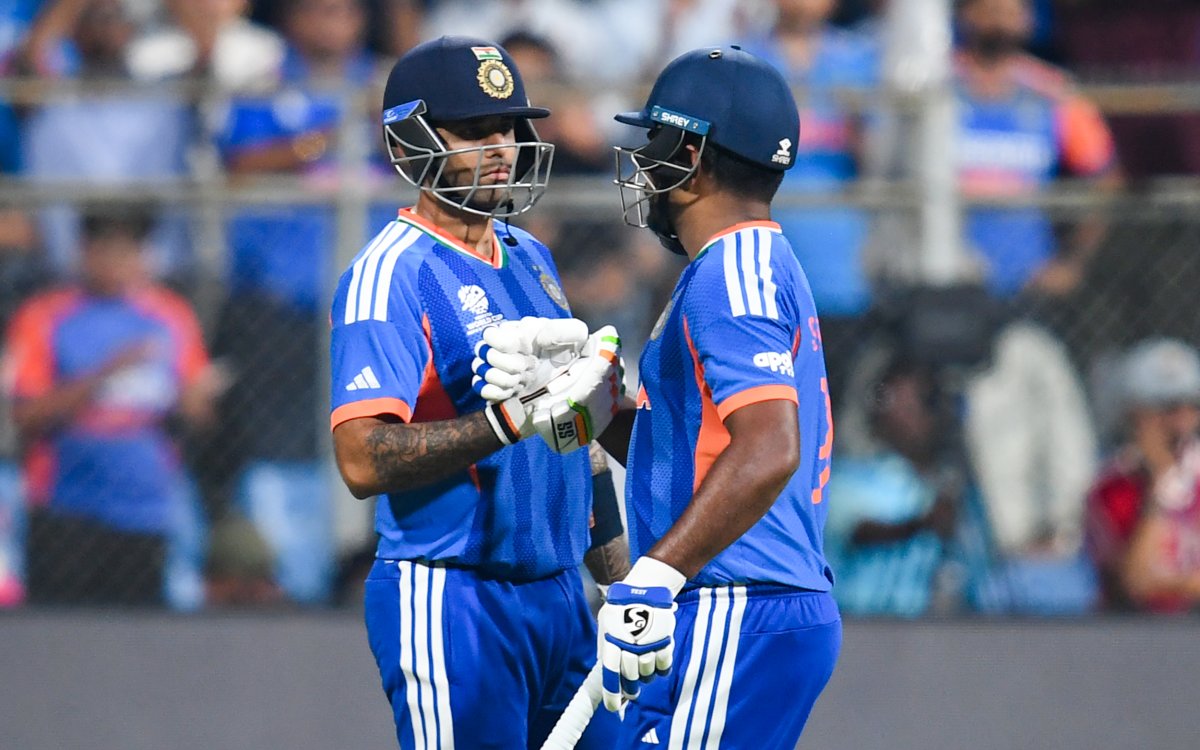 T20 WC: Samson's 89 helps India post 253/7 against England in Semifinal 2