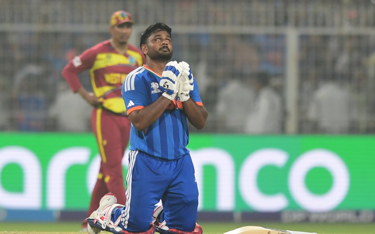 T20 WC: Samson's ubeaten 97 guides India to semis