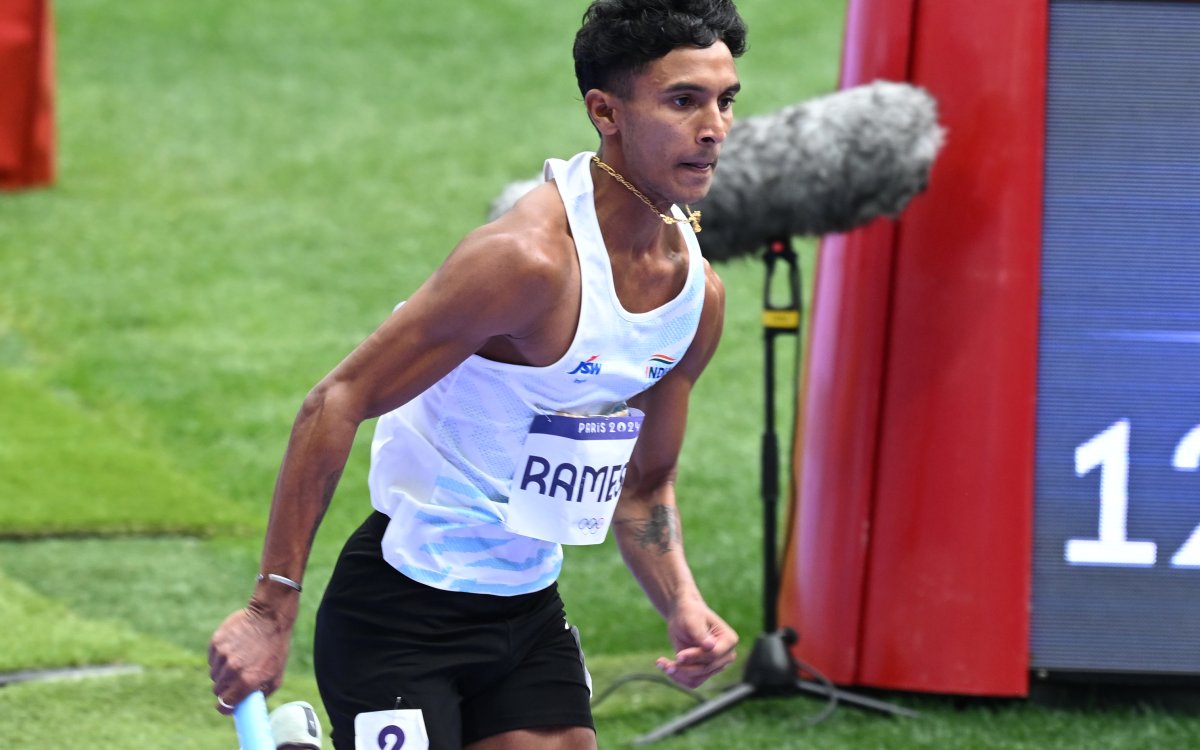 Tamil Nadu’s international quarter-miler Rajesh Ramesh stamps his authority in season opener