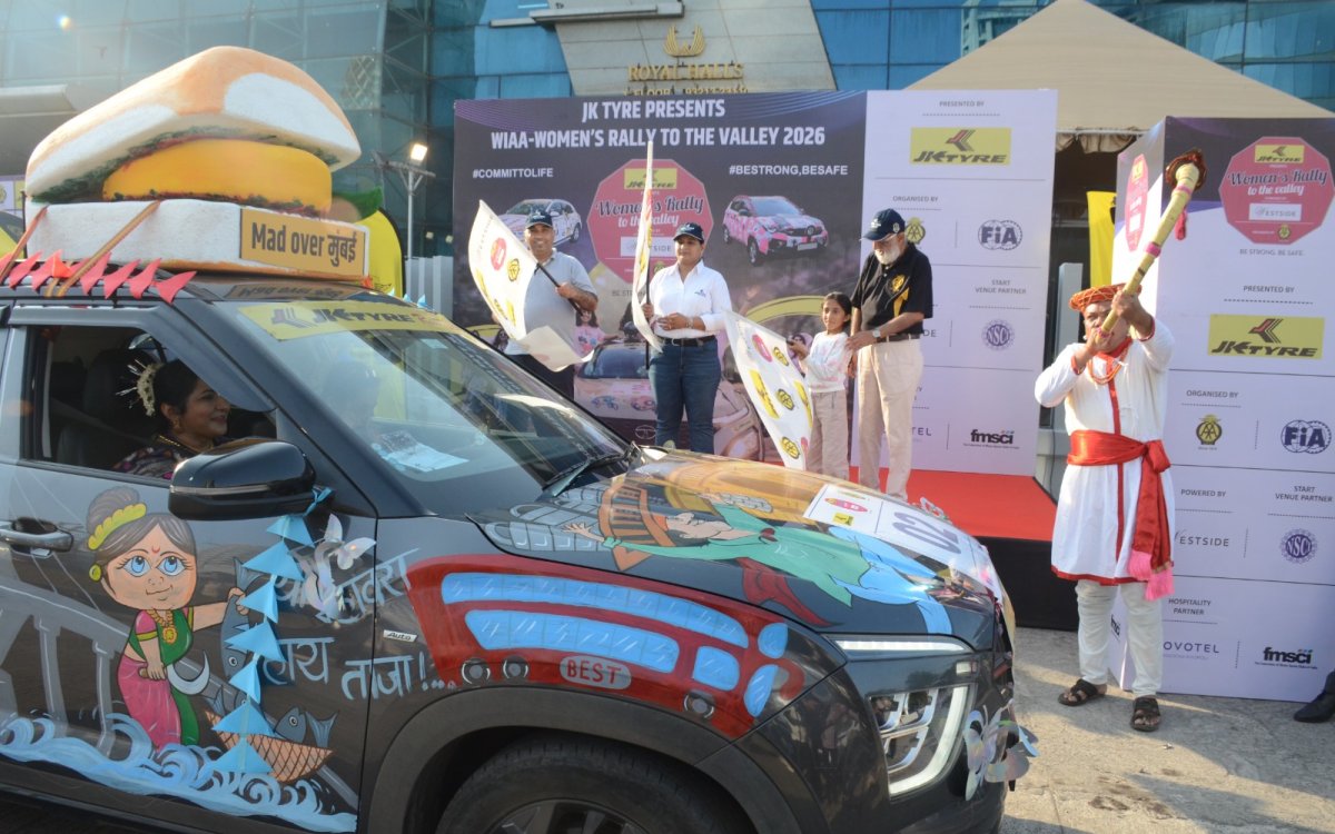 WIAA Women’s Car Rally to Valley 2026 flags off from Mumbai with over 200 participants