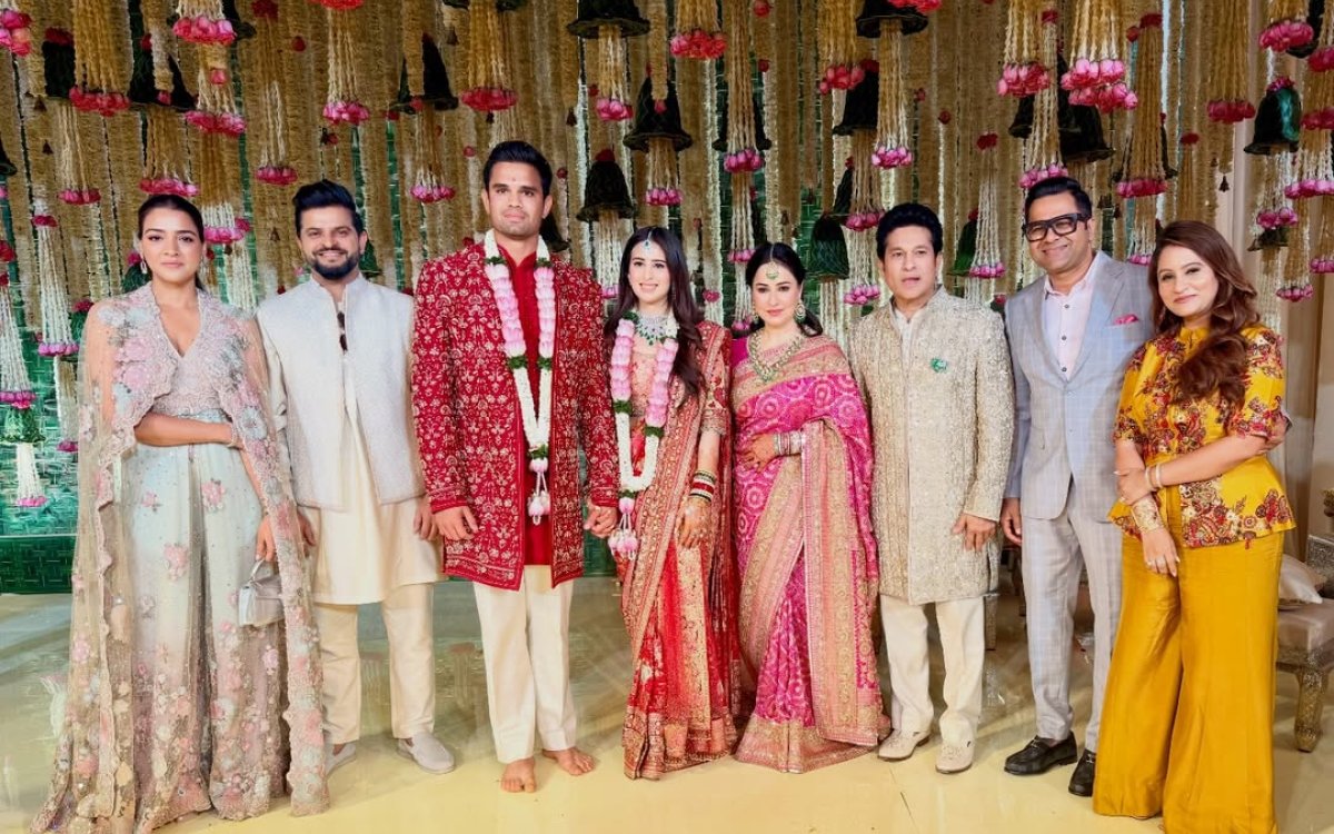 'Wishing you both a very happy married life': Raina congratulates Arjun-Saaniya after wedding