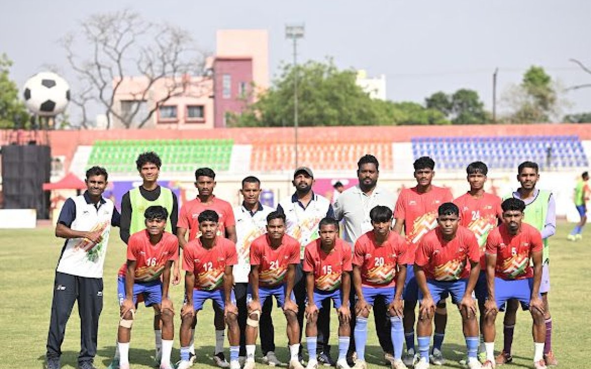 Abujhmarh ashram footballers power Chhattisgarh into KITG knockouts