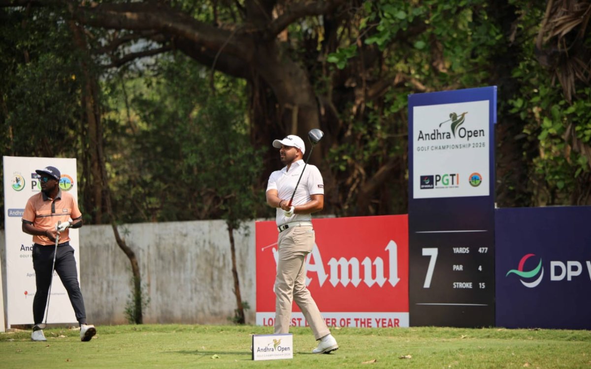Andhra Open Golf: Khalin Joshi surges ahead on day two
