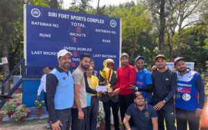 Blue Warriors beat Star XI to win Victorious Endeavours tennis ball cricket tournament