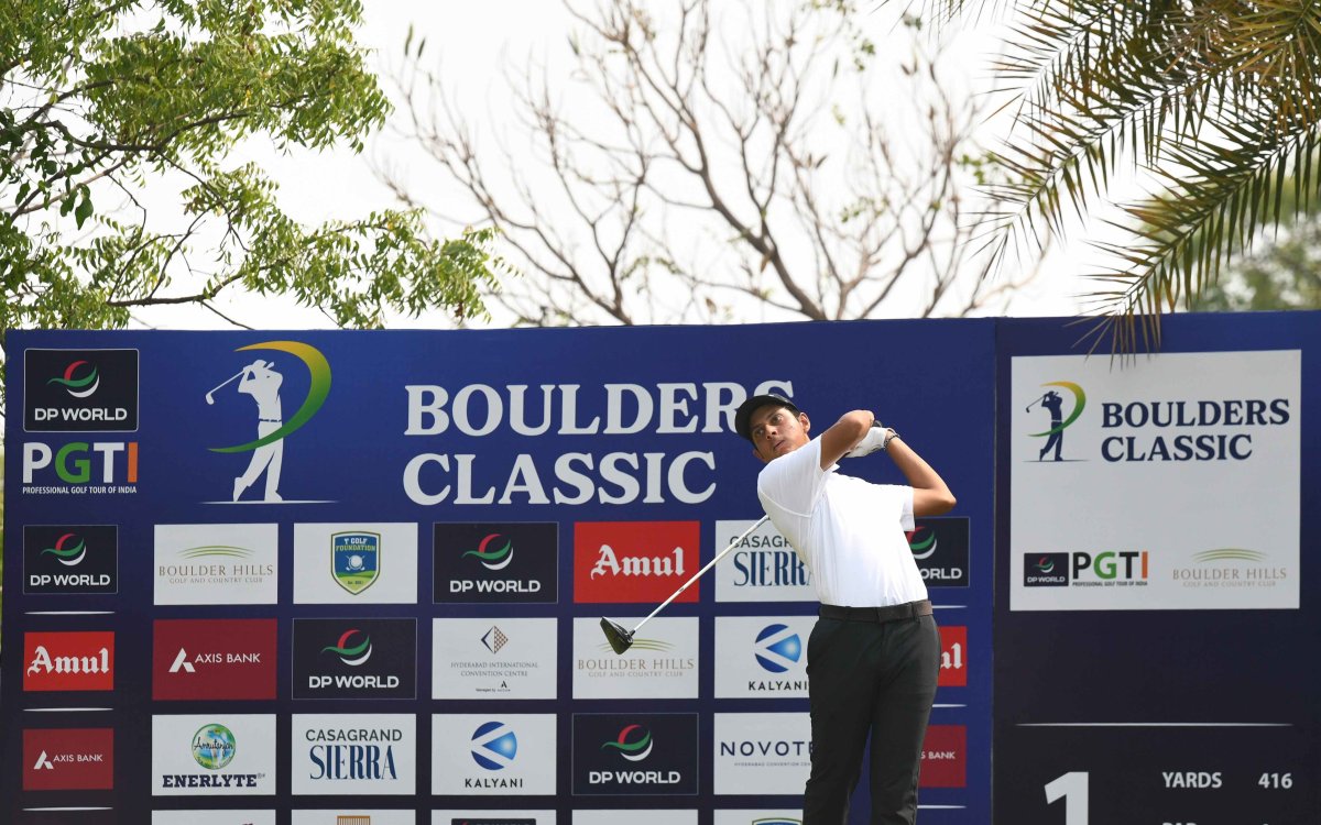 Boulders Classic Golf:  Local lad Vishesh Sharma takes a one-shot lead on day one