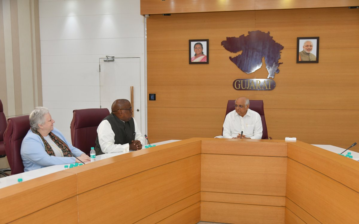 CM Patel meets Commonwealth Sport delegation during first Gujarat visit for 2030 Games