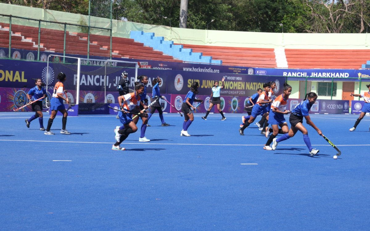 Hockey India Sub Jr National C'ship: MP to face UP in men’s final and Jharkhand in women’s