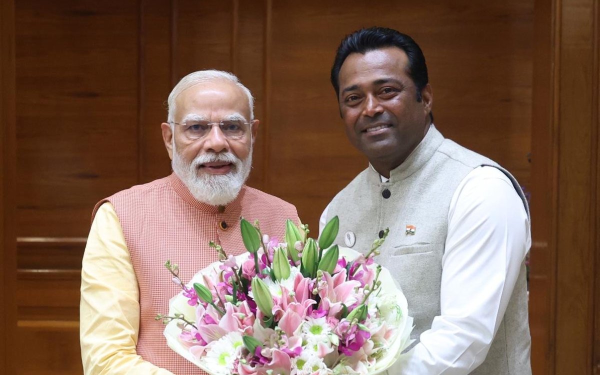 'Honoured to be part of your team: Leander Paes meets PM, Modi after joining BJP