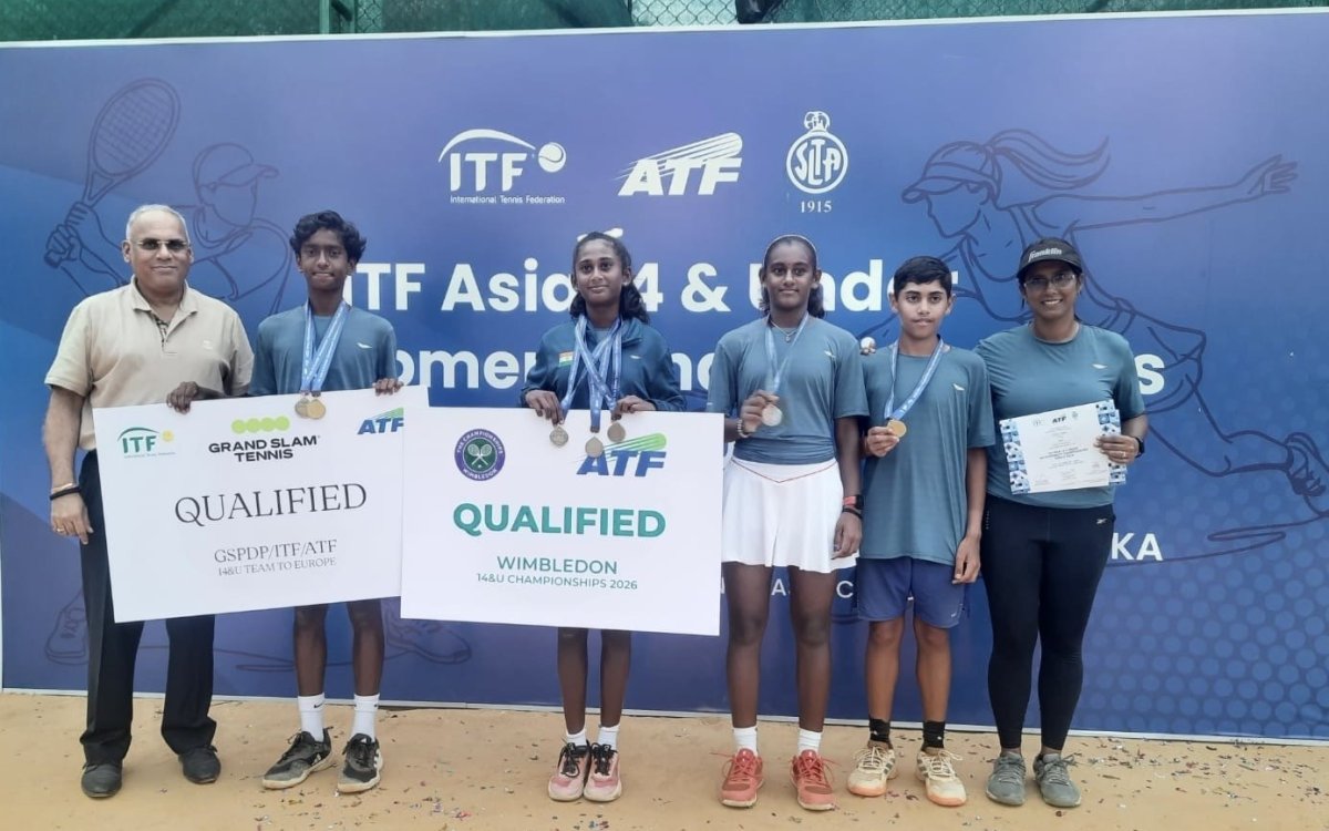 India finish runners-up at ITF Asia U-14 C'ships; Srishti Kiran, Puneeth Manohar qualify for Wimbled