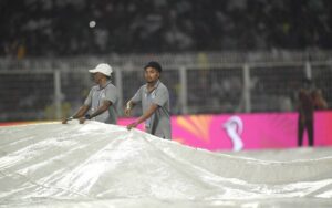 IPL 2026: Bartlett strikes early as KKR slip to 25/2 before rain stops play in Kolkata