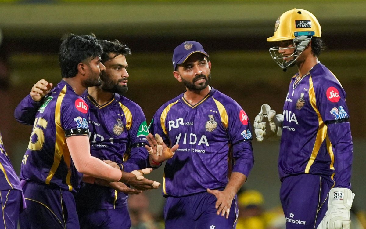 IPL 2026: CSK, KKR players wear black armband to pay tribute to late C.D Gopinath