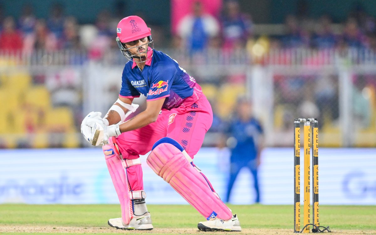 IPL 2026: Jaiswal's unbeaten 77 helps RR post 150/3 against MI in rain-reduced match