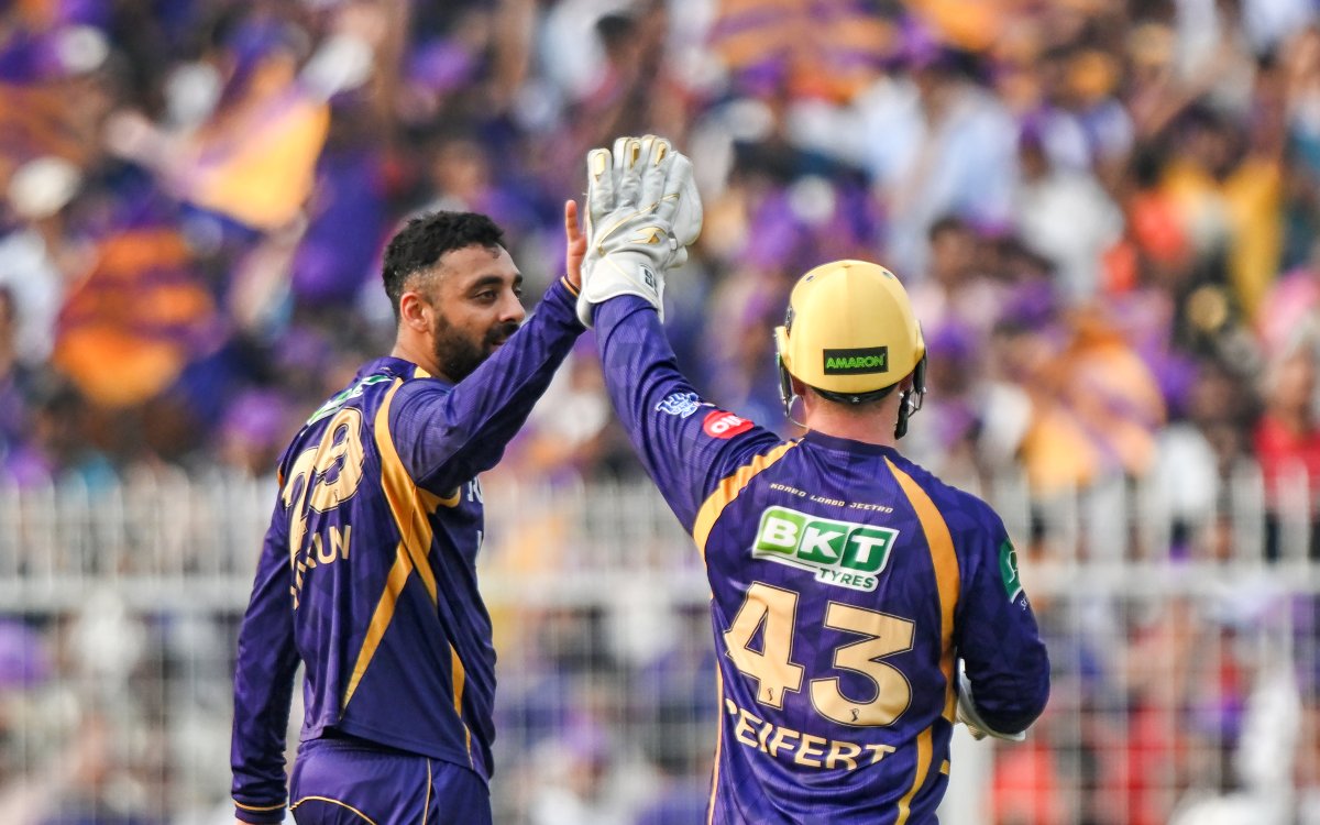 IPL 2026: KKR spinners trigger RR’s collapse, restrict them to 155/9