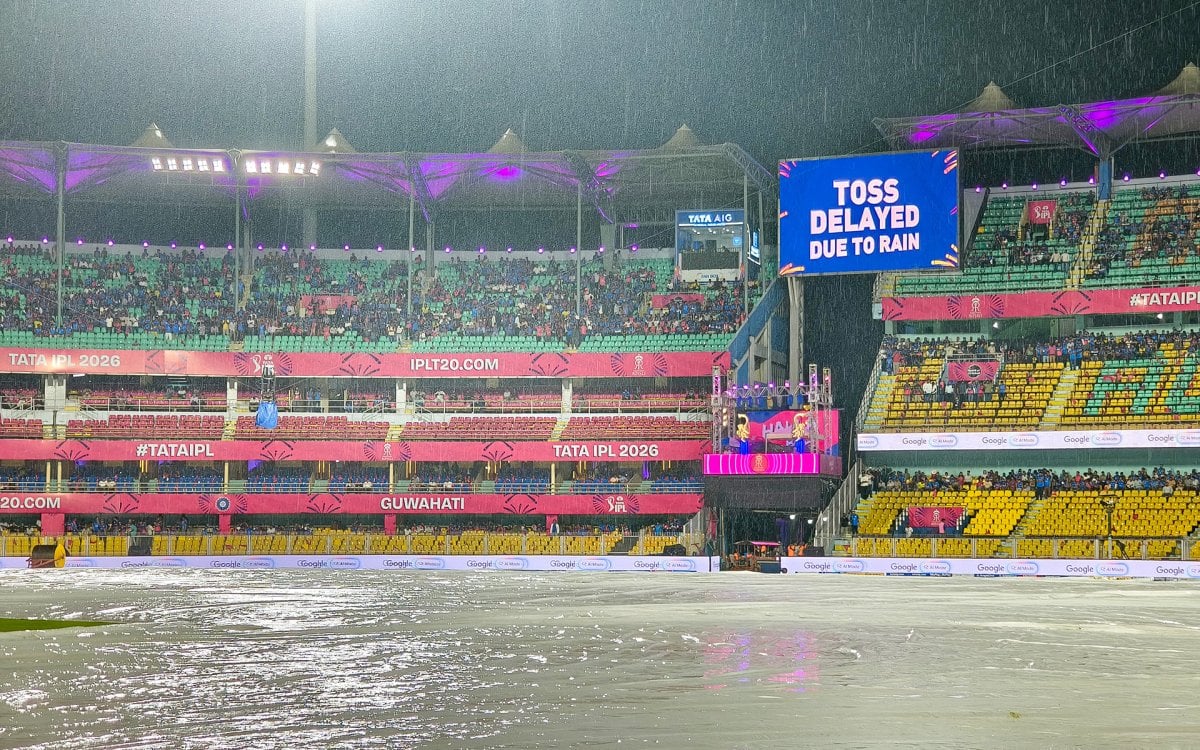 IPL 2026: Rain delays start of Match 13 between Rajasthan Royals and Mumbai Indians