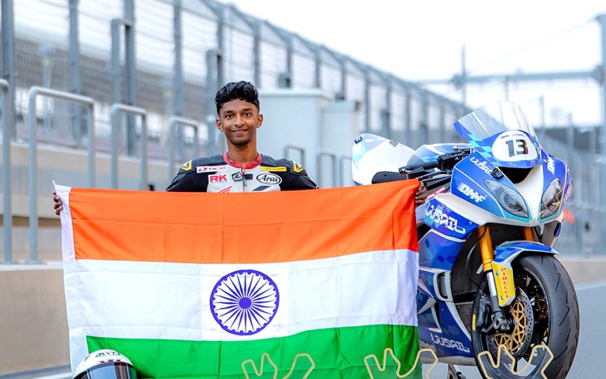 Johann Emmanuel creates history in  Qatar, wins QSTK 600 championship