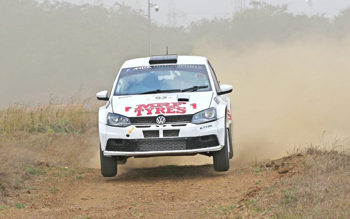 Kadur takes advantage in APRC Round 2 and INRC opener at Madras International Circuit