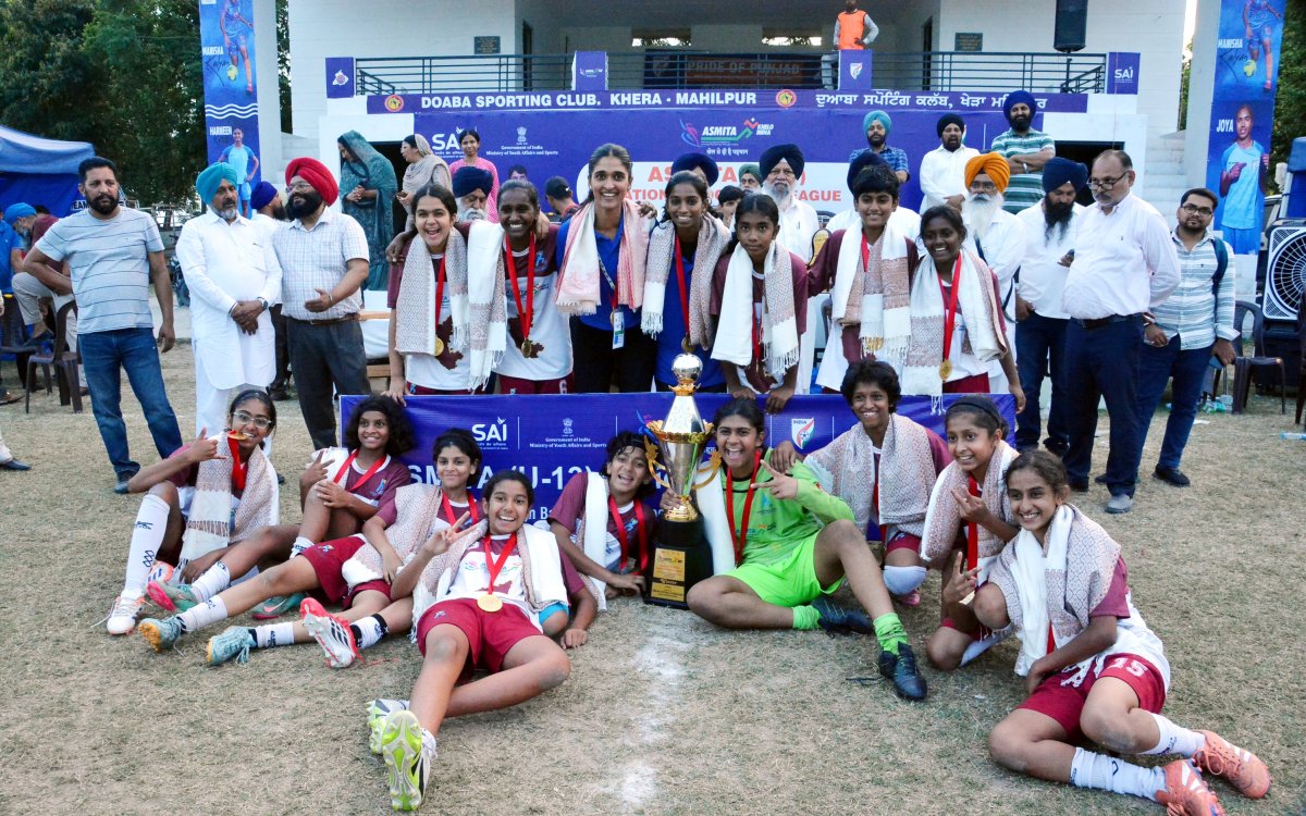 Karnataka crowned champions of U13 ASMITA National Football League 2025-26