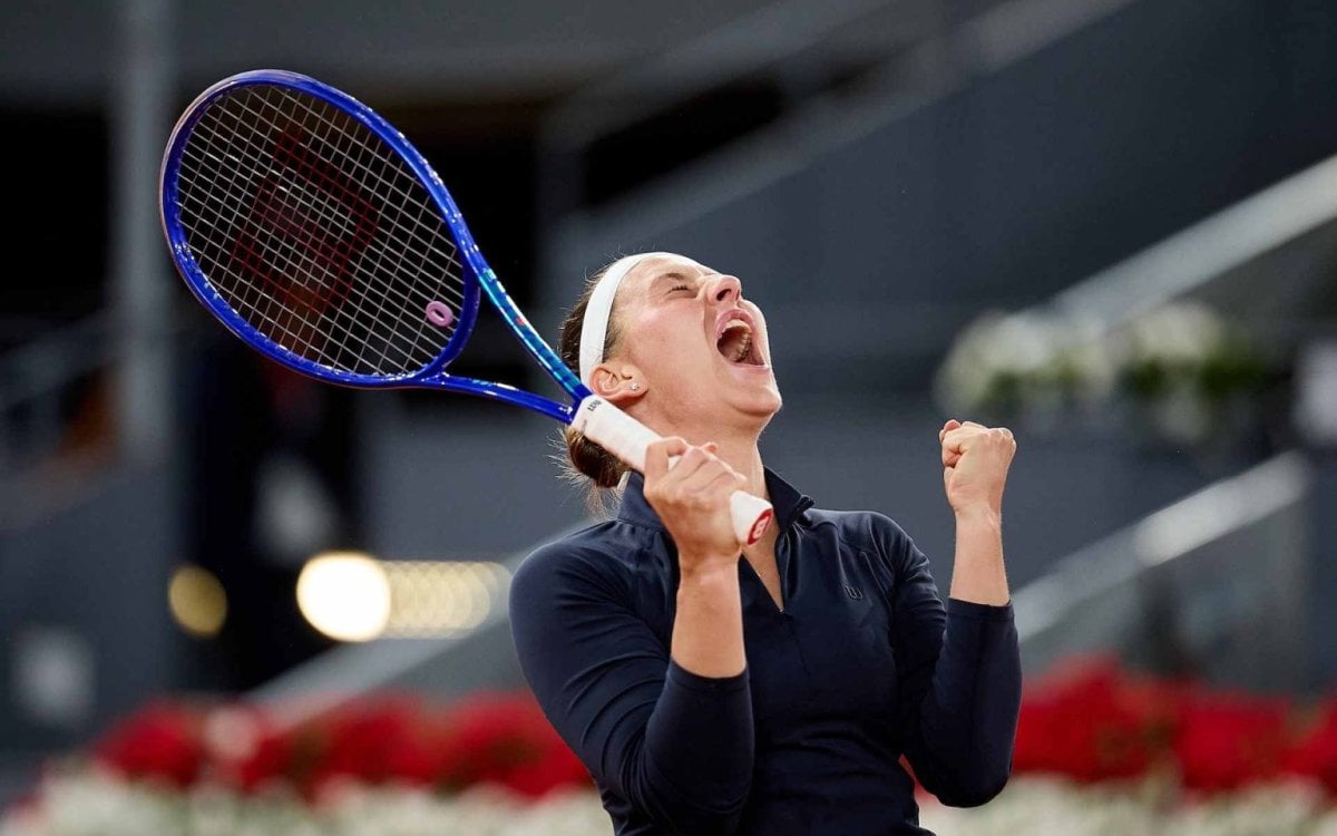 Kostyuk extends winning streak in Madrid, enters second career WTA 1000 semi-final